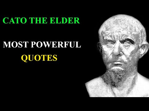 CATO THE ELDER - Most Powerful Quotes (Roman Philosophy)