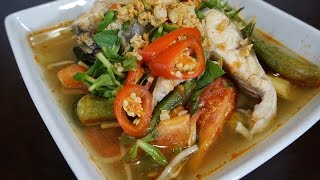 Catfish Sour Soup  - Canh Chua Cá Bông Lau