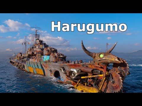 World of WarShips Harugumo - Thrilling Until The Last Minute