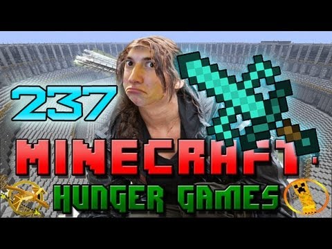 Minecraft: Hunger Games w/Mitch! Game 237 - DIAMOND SWORD!