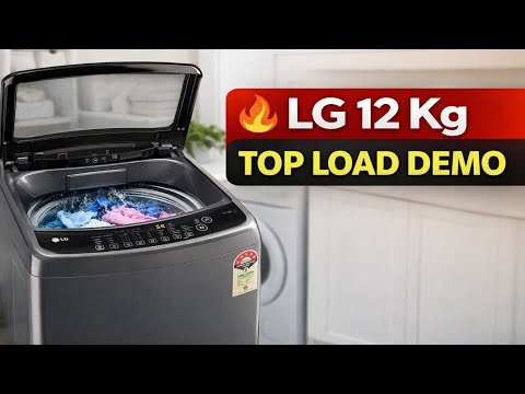 Thumbnail for LG 12 Kg Top Load Washing Machine Full Demo | Model T12SJMB1Z Review in Bangla | Smart Inverter
