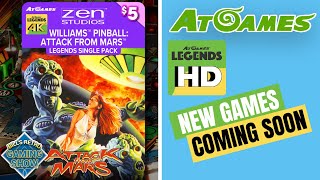 AtGames News - Attack From Mars Pinball Pack Released and New Tables Coming to the HD Product Line