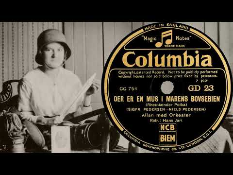 Der er mus i Marens Bovsebien - Allan med Orkester - 1936