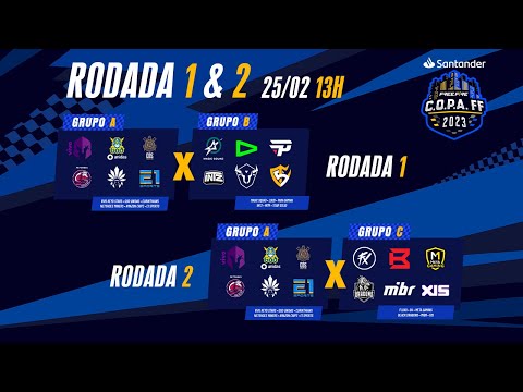 C.O.P.A FF 2023 - Rodada 01 e 02 | FREE FIRE ESPORTS BRASIL