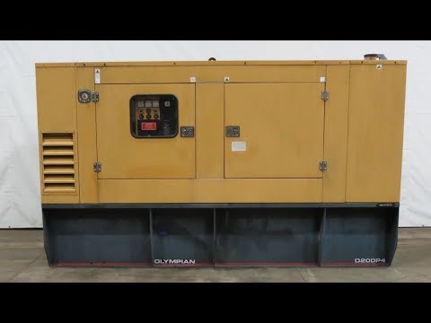 Caterpillar Olympian D200P4, 200 kW diesel generator, 438 Hrs, '04 - CSDG # 2103