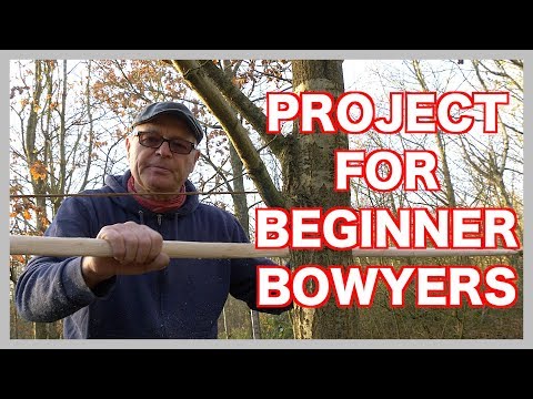 How to Make Your First Long Bow from a Sapling. Light Weight Longbow for Beginners