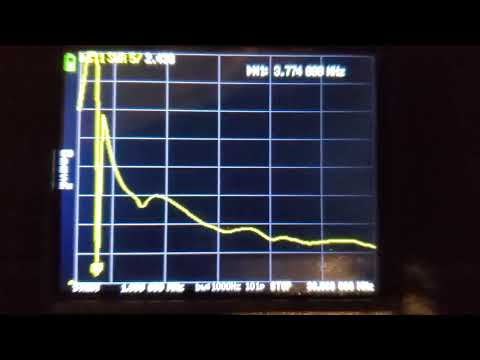 Testing big magnetic loop. 80m ham radio Antenna stuff.
