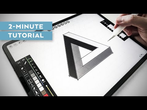 How to Draw the IMPOSSIBLE TRIANGLE [Tutorial]