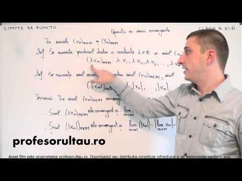 27   cls11   Limite de functii   operatii cu siruri convergente   definitii   partea 2