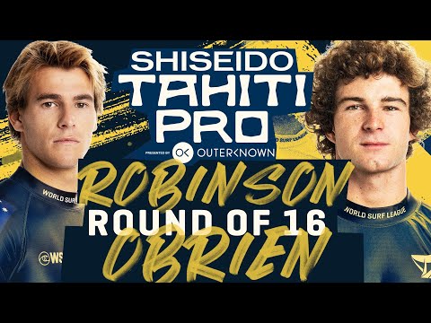 Jack Robinson vs Liam O'Brien | SHISEIDO Tahiti Pro - Round of 16 Heat Replay