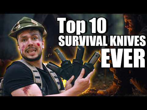 Top 10 Survival knives ever made!! Survive the wild with ease!