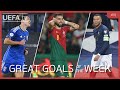 EURO Qualifiers Great Goals Matchdays 9-10 | Chiesa, Bruno Fernandes, Mbappé...