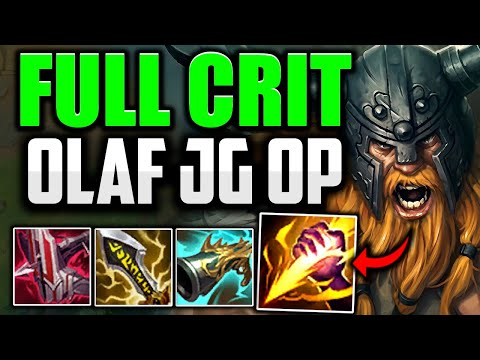 CRIT OLAF IS THE ULTIMATE 1v5 JUNGLER (CARRYING ALL LOSING LANES🧠) - League of Legends