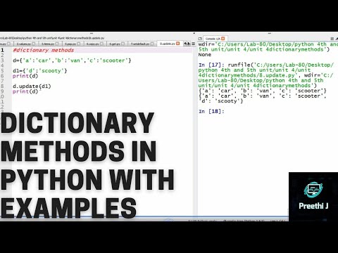 22 Dictionary Methods In Python With Examples Dictionarymethods