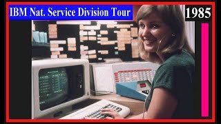 Vintage Computer TOUR 1985 IBM National Service Div. Data Center emplo