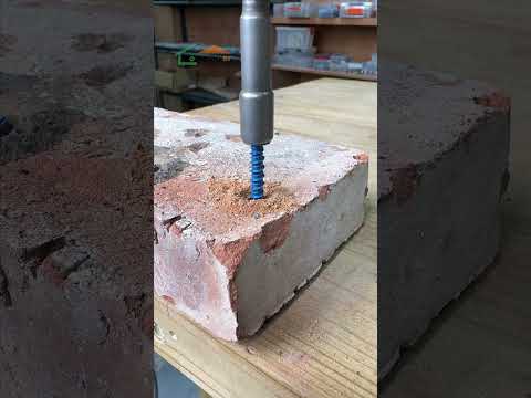 Screws that easily penetrate concrete#homediyer #goobetter #tools #fasteners #diy #screws