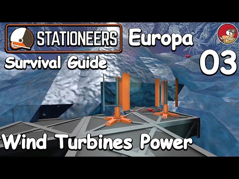 Stationeers Europa Survival Getting Started Guide 03 -  Wind Turbines