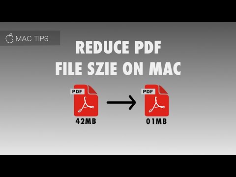 how to reduce size of pdf in mac