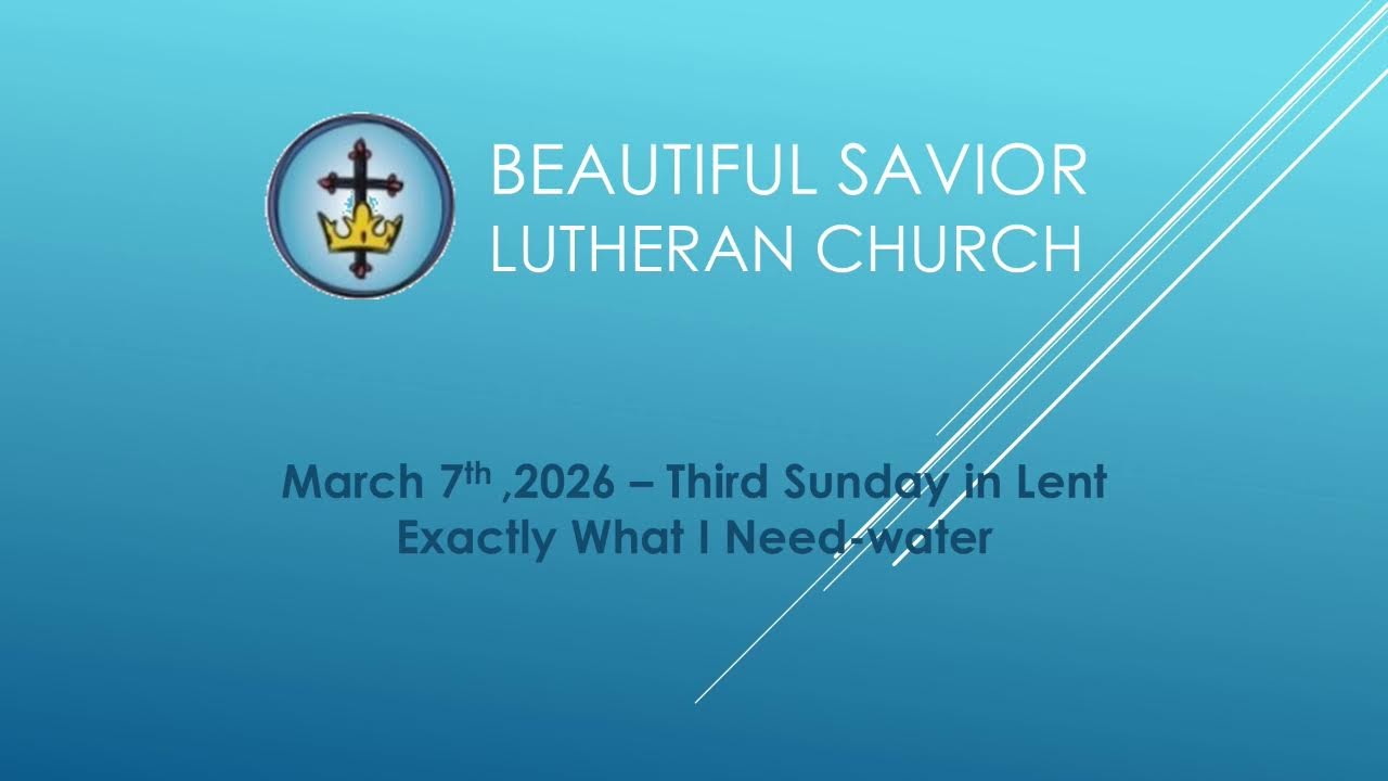Third Sunday in Lent