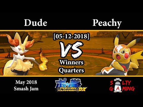 [2018-05-12] Pokkén - Dude (Braixen) vs Peachy (Pikachu Libre) WQ