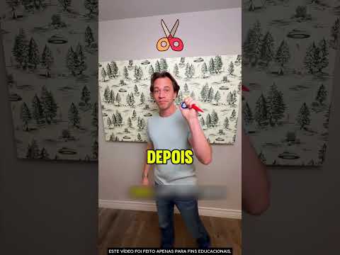 O homem fez uma moldura de foto mágica! 🖼️✨