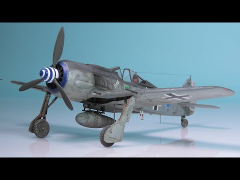 Eduard 1/48 scale Focke wulf 190A- 8 #plane #yotubeshorts