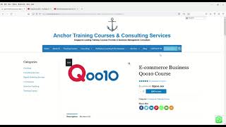 Qoo10 Training Course Learn How to Sell at Qoo10 & Manage QSM E-commerce Business Qoo10 Course