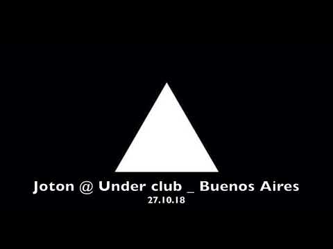 Joton @ Under club   Buenos Aires   27 10 18 _____ [ COMPLETE SET ]