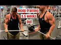 BICEP TRAINING 5.5 WEEKS OUT