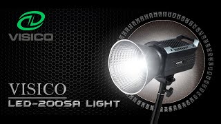 VISICO LED 200 SA Cob LED Video Light Test/Review