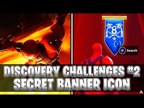 SECRET BANNER ICON! Week 2 Discovery Challenges (Fortnite Season 8)