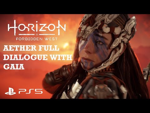 Horizon Forbidden West | Aloy Delivers AETHER to GAIA Full Dialogue 4K Resolution Mode PS5