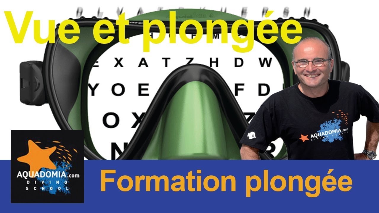 Vue et plongée : masque correcteur, lentilles... les solutions