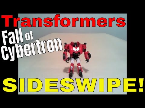 Transformers Generations Fall of Cybertron Deluxe Class Sideswipe - GotBot True Review NUMBER 109