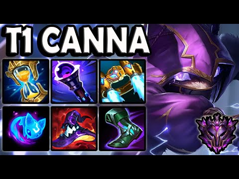 Kennen TOP vs Riven [ T1 Canna ] Lol Korea Master Patch 11.2 ✅