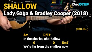 Download lagu Shallow - Lady Gaga & Bradley Cooper (2018) Tutorial Chord Gitar Mudah Beserta Liriknya mp3