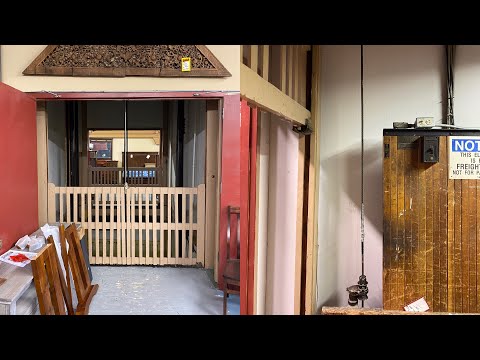 Astonishing Antique Otis Pull the Rope Traction elevator @ Forever Yours Furniture - Reno, NV.