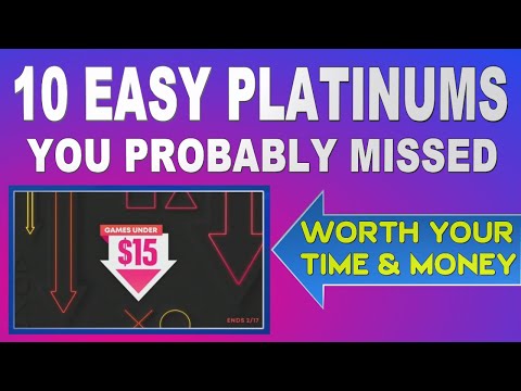 10 Easy Platinum Games You Probably Missed | Games Under $15 Sale