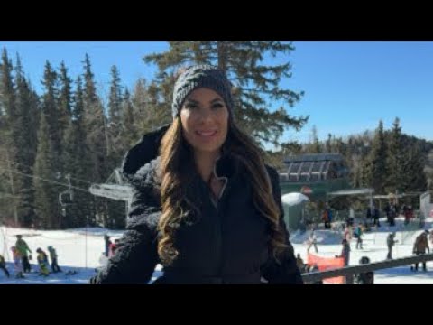 Azucar Alejandra en Santa Fe Nuevo Mexico en la Nieve