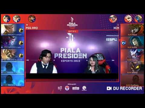 PSG RRQ VS XCN PIALA PRESIDEN MATCH 2