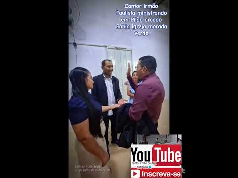 cantor irmão Paulista ministrando em Pilão arcado na Bahia