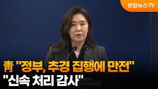 靑 정부, 추경 집행에 만전…신속 처리 감사 / 연합뉴스TV (YonhapnewsTV)