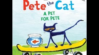 PETE THE CAT A Pet For Pete Read Aloud Along Story Book for Children Kids with Sound Effects!