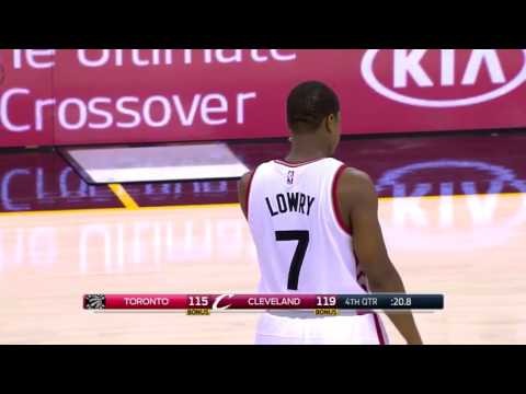 Jonas Valanciunas Offensive Foul on Kyrie | Raptors vs Cavaliers | Nov 15, 2016 | 2016 17