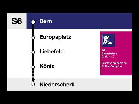 BLS Begrüssung • S6 • Bern – Niederscherli (2023)