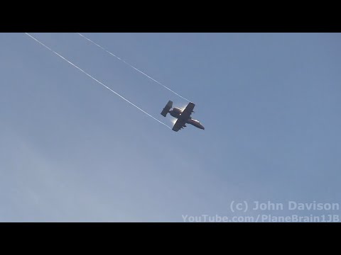 Warren Grove Air to Ground Range (7/8/2022) - A-10's strafing