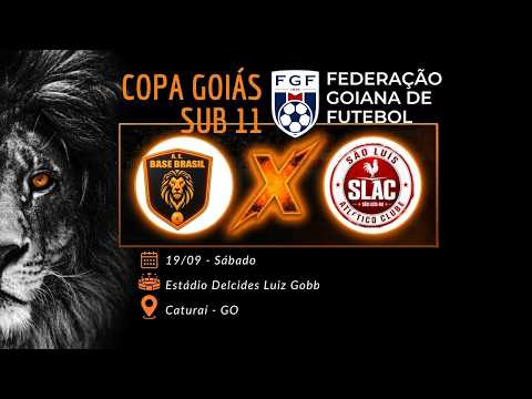 Base Brasil X São Luis AC - Caturaí GO - Copa Goiás Sub 11