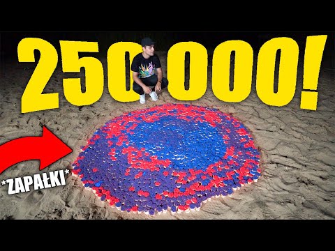 250,000 MATCHES LIT AT ONCE! *crazy*