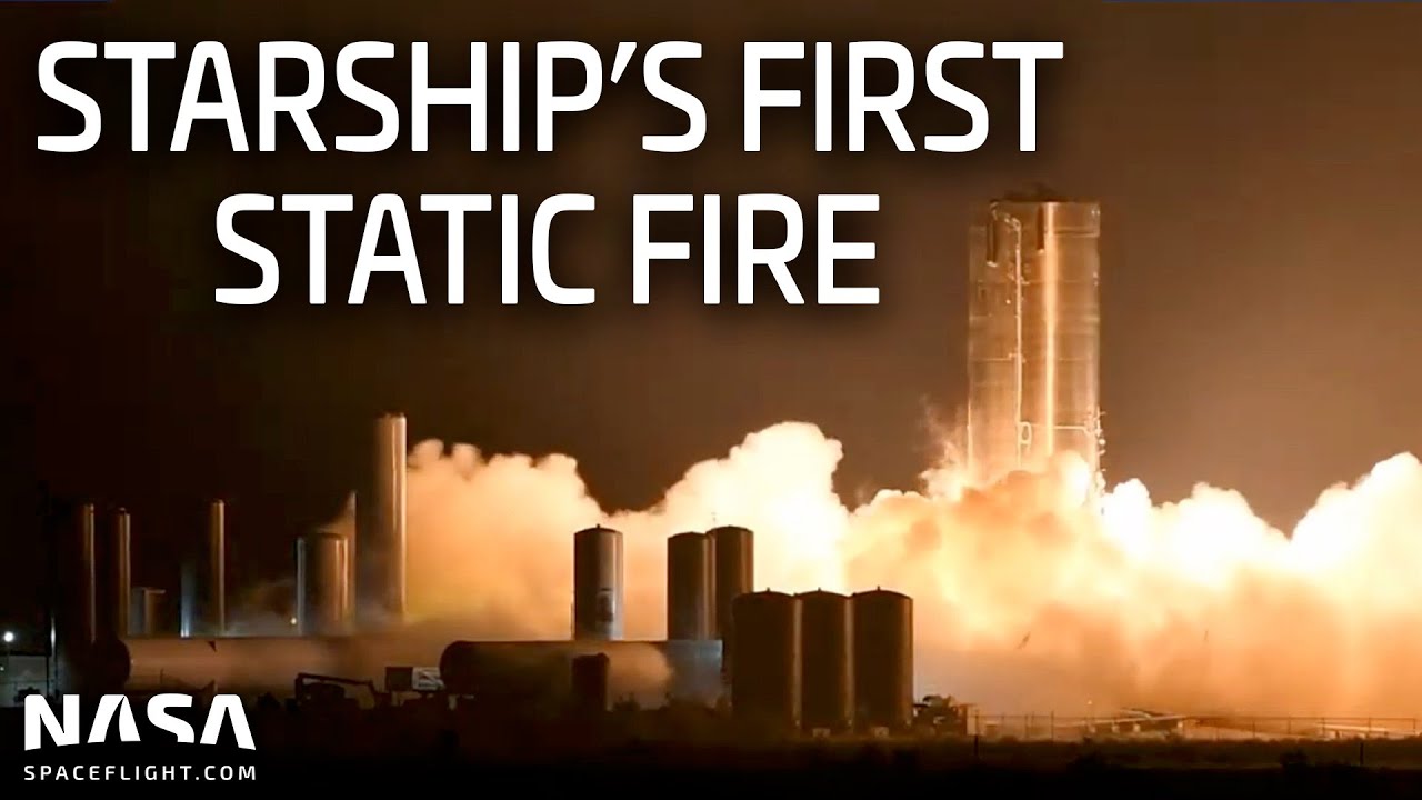 Starship SN4 Static Fire Test - YouTube