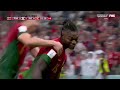 Rafael Leao hits the griddy after scoring portugal’s 6th goal